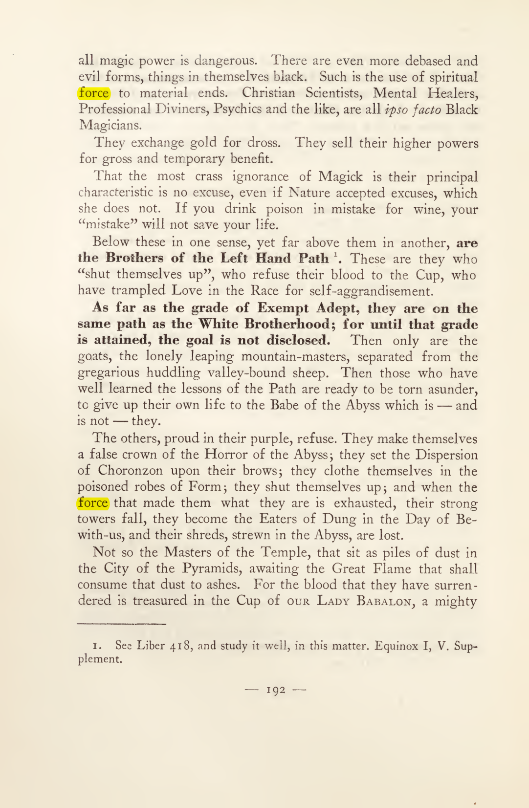 Original scan of Magick in Theory and Practice (Section 2), PDF page 72
