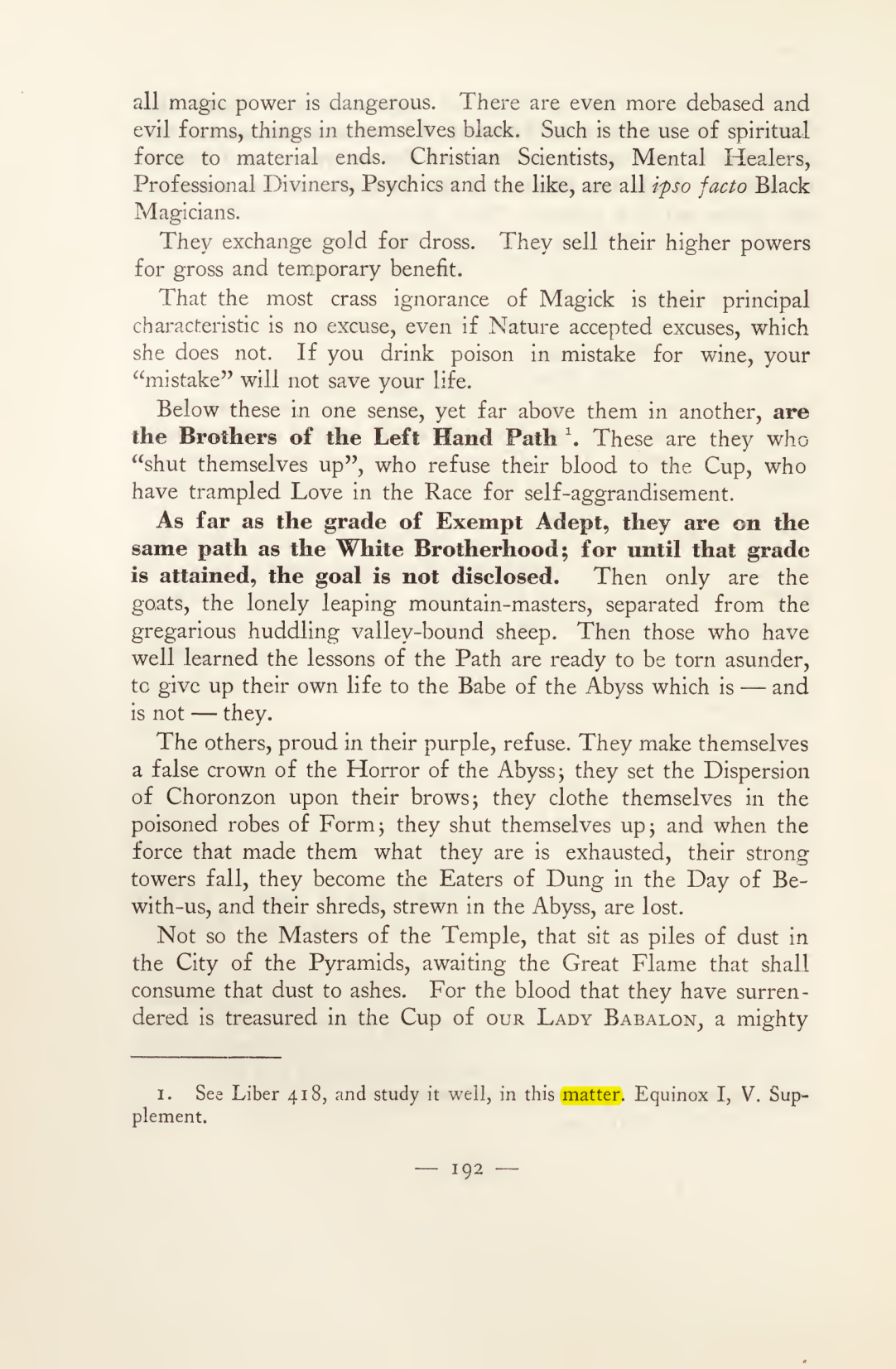 Original scan of Magick in Theory and Practice (Section 2), PDF page 72