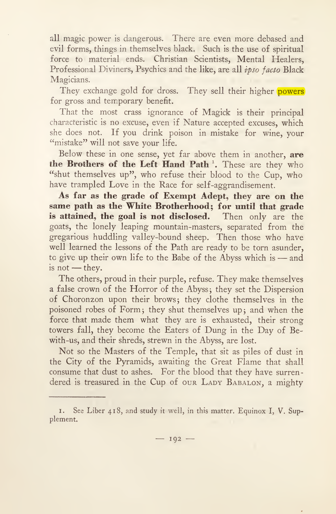 Original scan of Magick in Theory and Practice (Section 2), PDF page 72