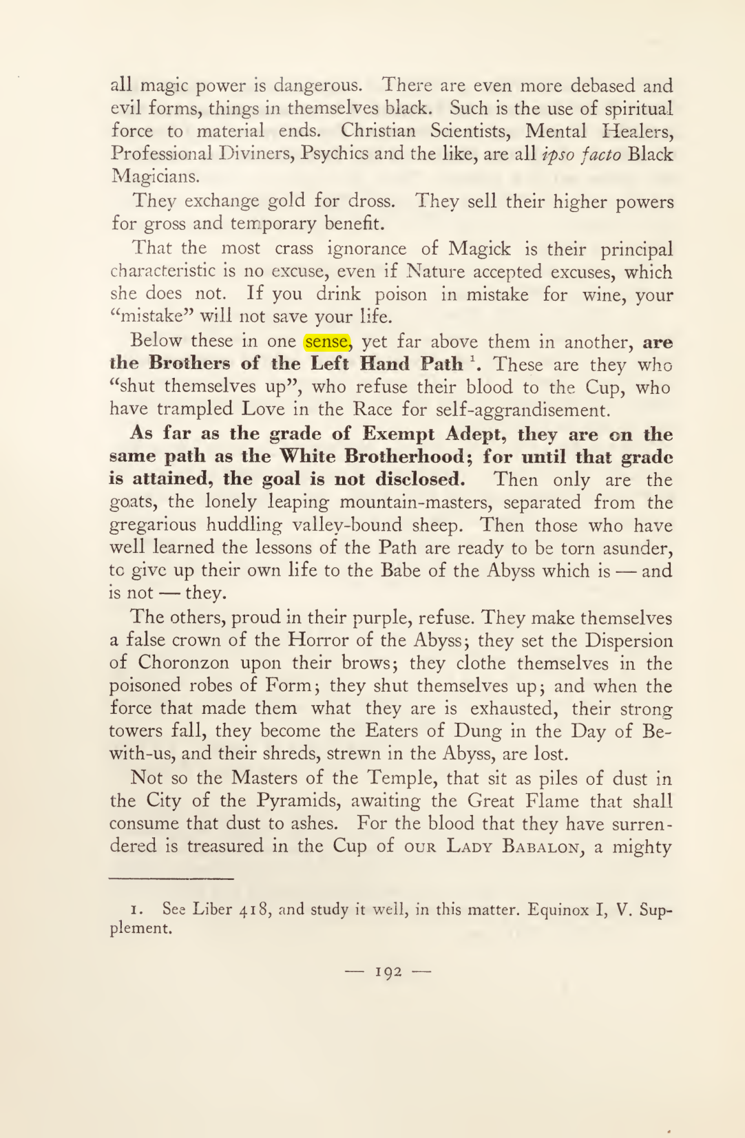 Original scan of Magick in Theory and Practice (Section 2), PDF page 72