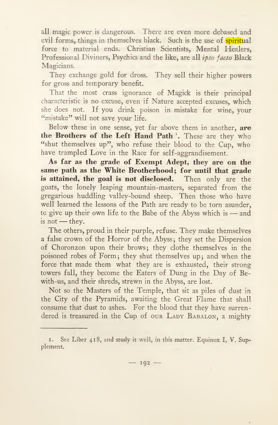 Original scan of Magick in Theory and Practice (Section 2), PDF page 72