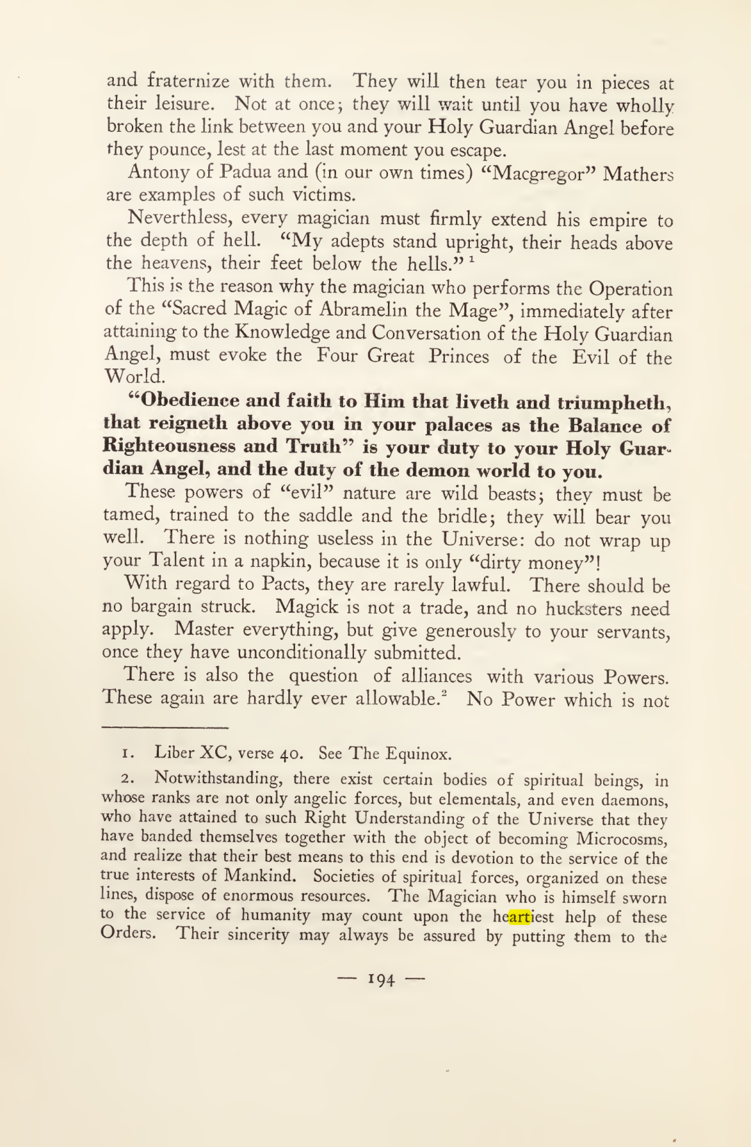 Original scan of Magick in Theory and Practice (Section 2), PDF page 74
