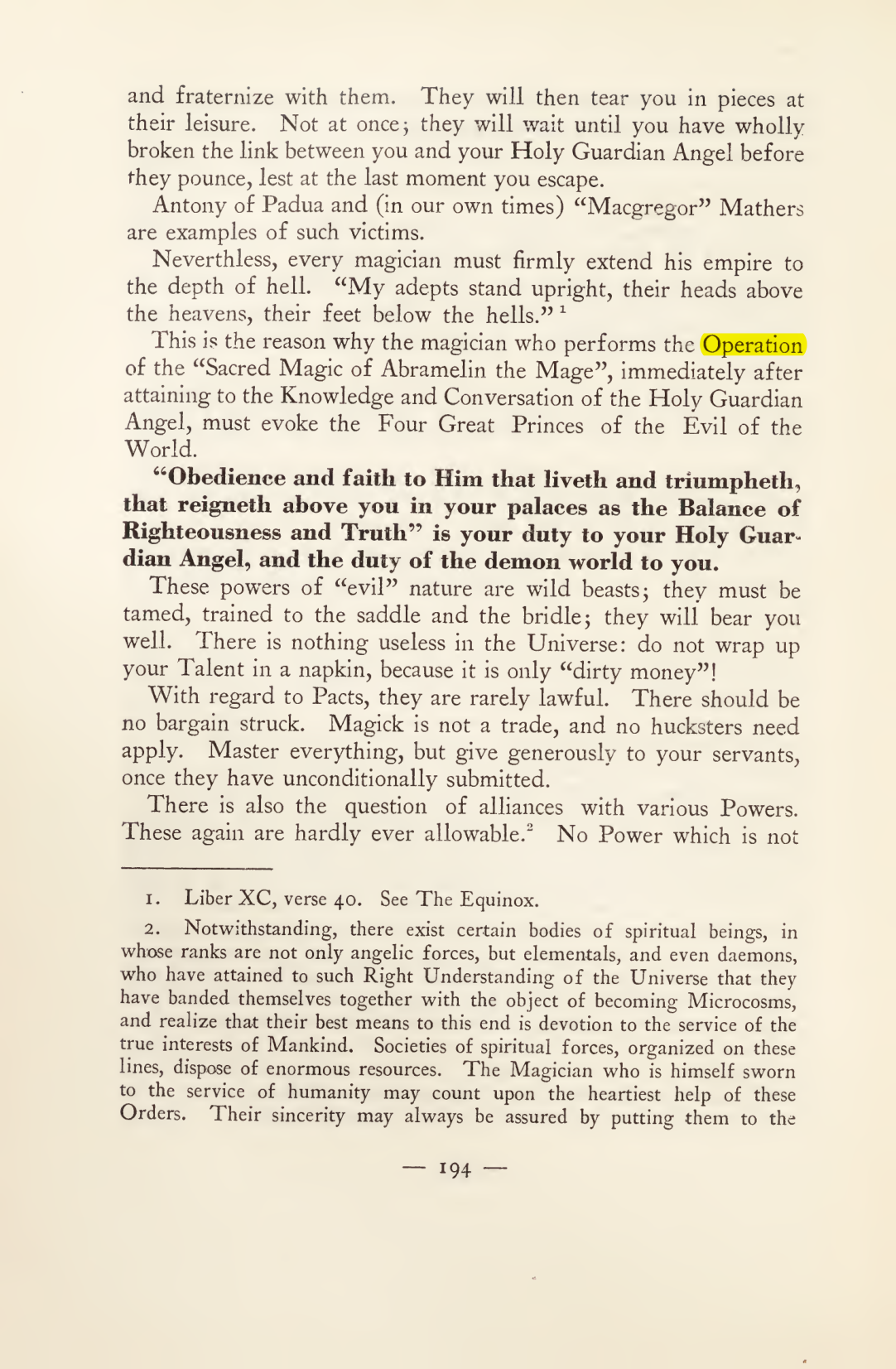 Original scan of Magick in Theory and Practice (Section 2), PDF page 74