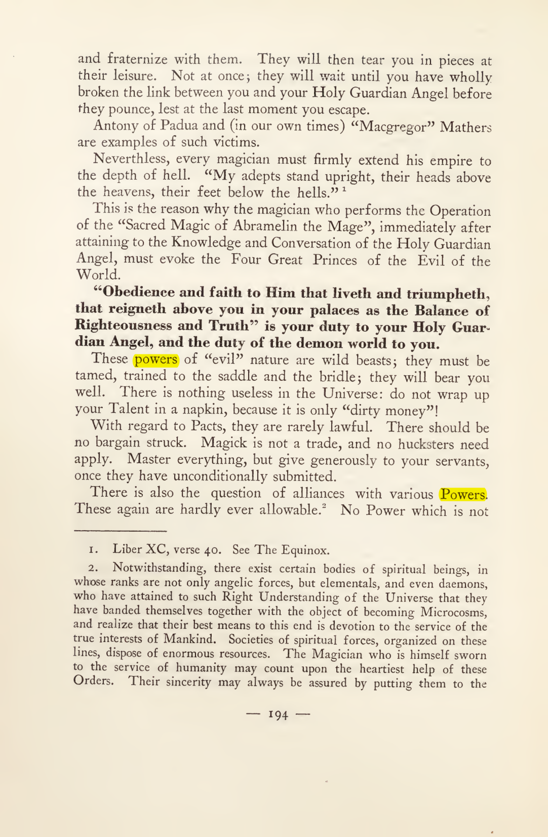 Original scan of Magick in Theory and Practice (Section 2), PDF page 74
