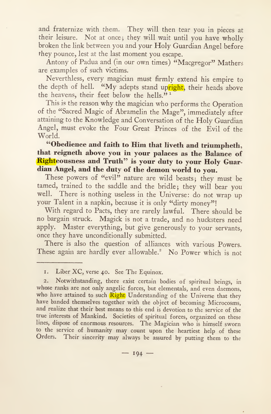 Original scan of Magick in Theory and Practice (Section 2), PDF page 74