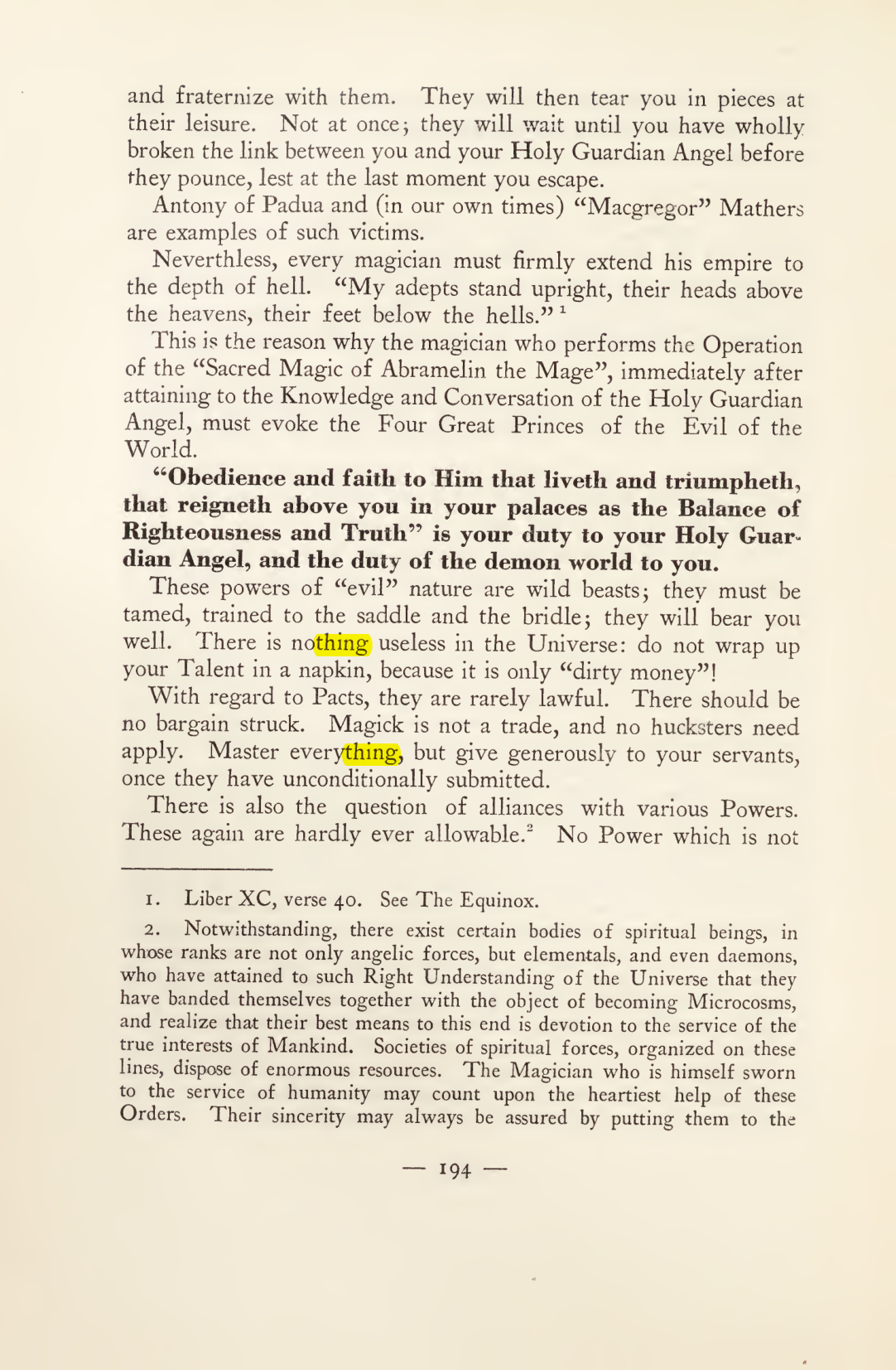 Original scan of Magick in Theory and Practice (Section 2), PDF page 74