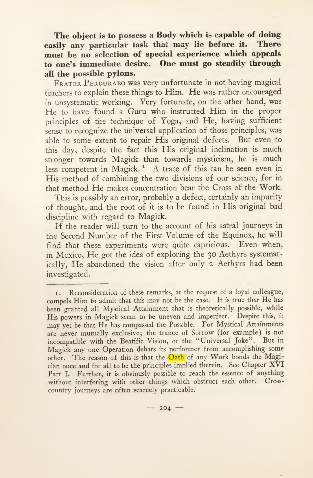 Original scan of Magick in Theory and Practice (Section 2), PDF page 84