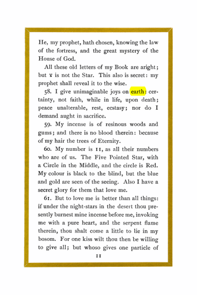 Original scan of Liber Al vel Legis, PDF page 11