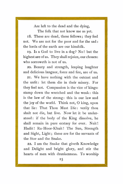 Original scan of Liber Al vel Legis, PDF page 15