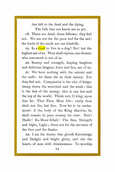 Original scan of Liber Al vel Legis, PDF page 15