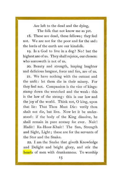 Original scan of Liber Al vel Legis, PDF page 15
