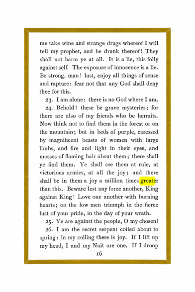Original scan of Liber Al vel Legis, PDF page 16