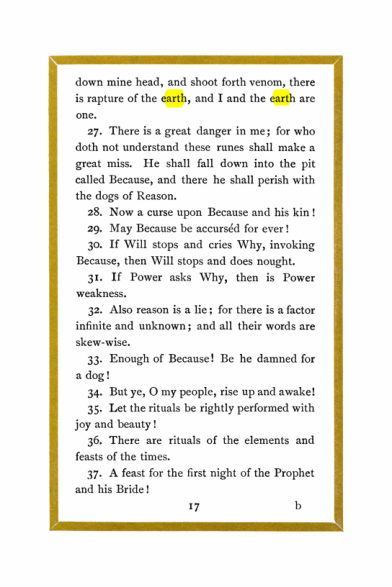 Original scan of Liber Al vel Legis, PDF page 17