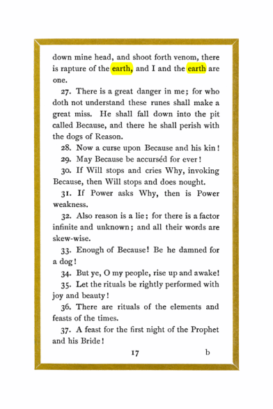 Original scan of Liber Al vel Legis, PDF page 17