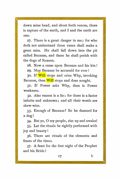 Original scan of Liber Al vel Legis, PDF page 17