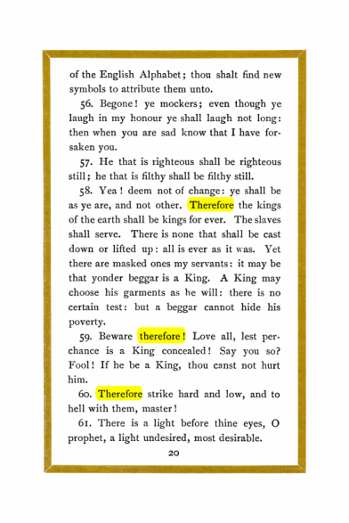 Original scan of Liber Al vel Legis, PDF page 20