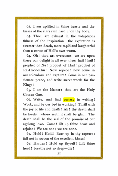 Original scan of Liber Al vel Legis, PDF page 21