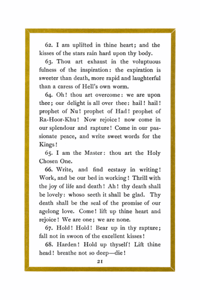 Original scan of Liber Al vel Legis, PDF page 21