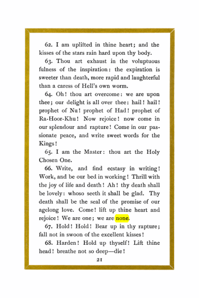 Original scan of Liber Al vel Legis, PDF page 21
