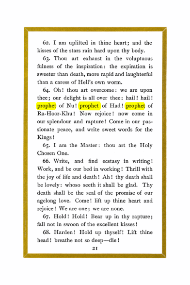 Original scan of Liber Al vel Legis, PDF page 21