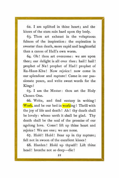 Original scan of Liber Al vel Legis, PDF page 21