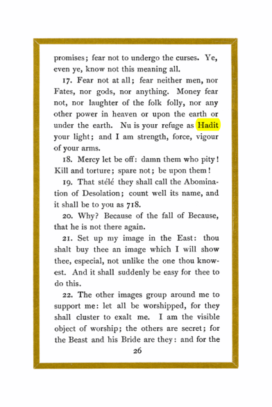 Original scan of Liber Al vel Legis, PDF page 26