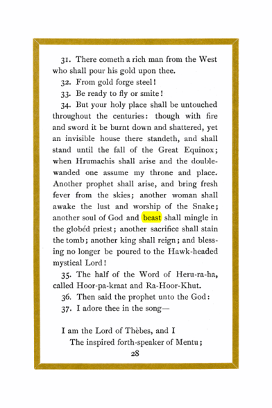 Original scan of Liber Al vel Legis, PDF page 28