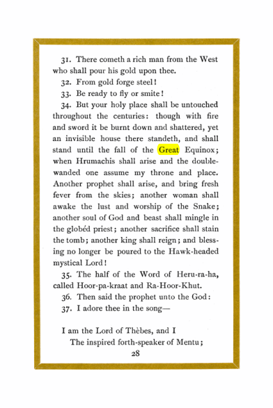 Original scan of Liber Al vel Legis, PDF page 28