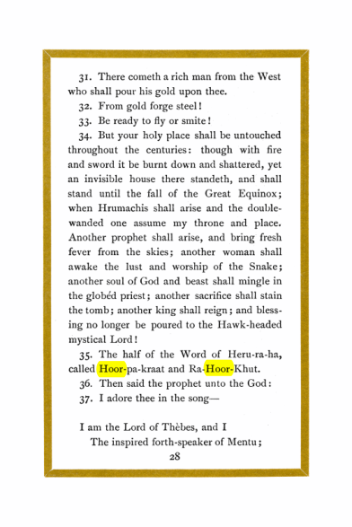 Original scan of Liber Al vel Legis, PDF page 28