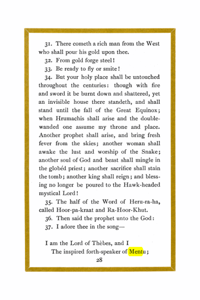 Original scan of Liber Al vel Legis, PDF page 28