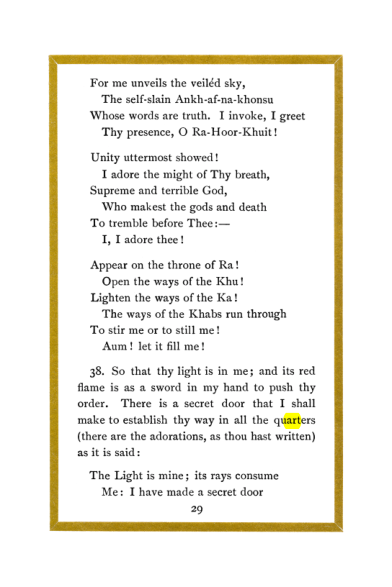 Original scan of Liber Al vel Legis, PDF page 29