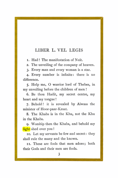 Original scan of Liber Al vel Legis, PDF page 3