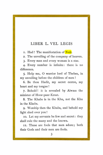 Original scan of Liber Al vel Legis, PDF page 3