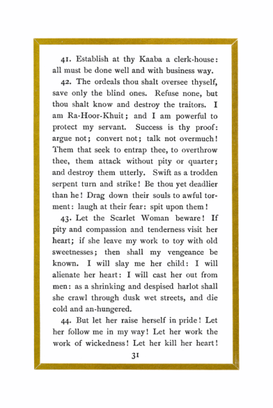 Original scan of Liber Al vel Legis, PDF page 31