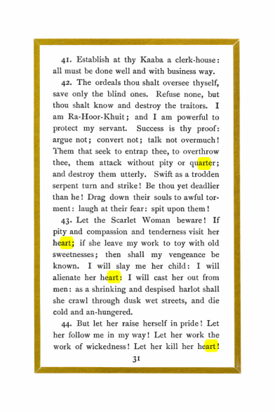 Original scan of Liber Al vel Legis, PDF page 31