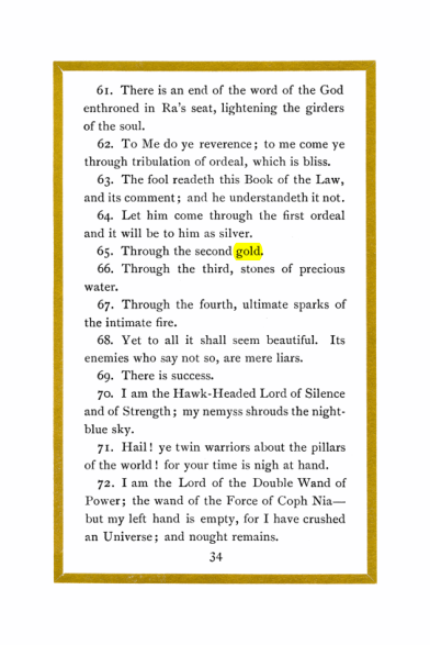 Original scan of Liber Al vel Legis, PDF page 34