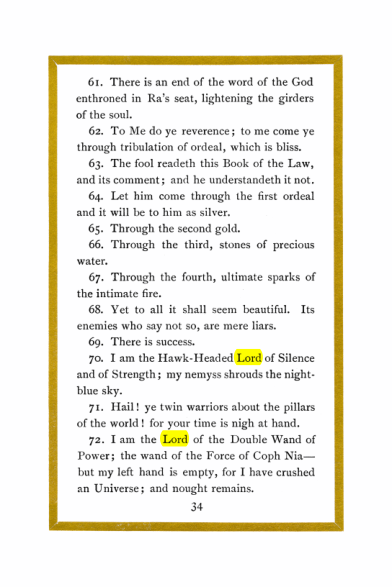 Original scan of Liber Al vel Legis, PDF page 34