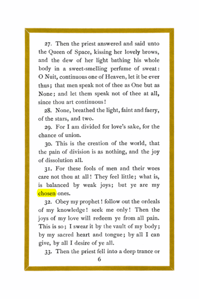 Original scan of Liber Al vel Legis, PDF page 6