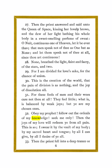 Original scan of Liber Al vel Legis, PDF page 6