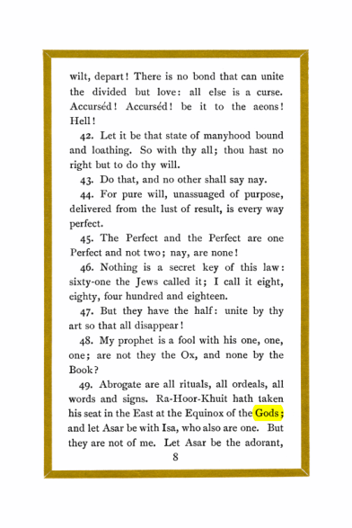 Original scan of Liber Al vel Legis, PDF page 8