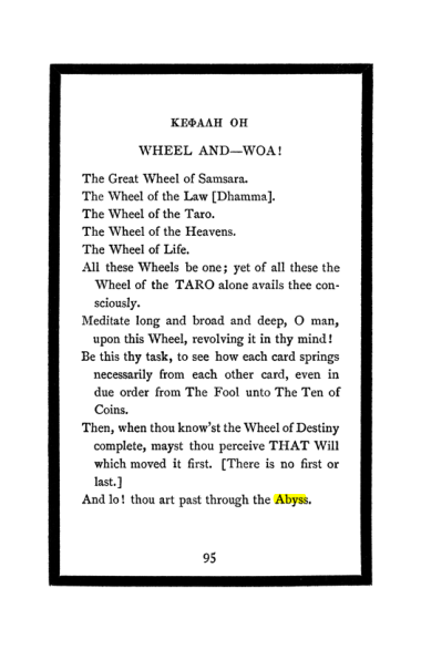 Original scan of The Book of Lies, PDF page 101