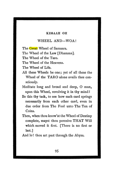 Original scan of The Book of Lies, PDF page 101