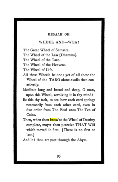 Original scan of The Book of Lies, PDF page 101