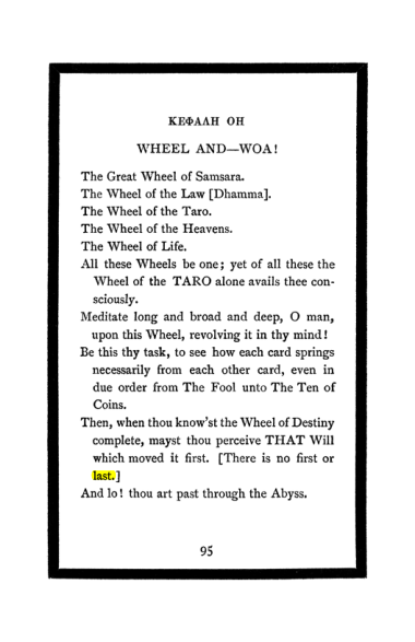Original scan of The Book of Lies, PDF page 101