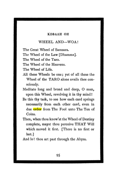 Original scan of The Book of Lies, PDF page 101