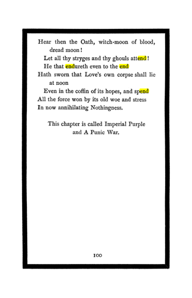 Original scan of The Book of Lies, PDF page 106