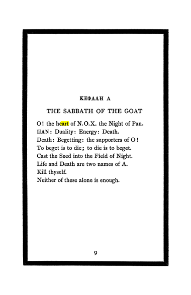 Original scan of The Book of Lies, PDF page 11