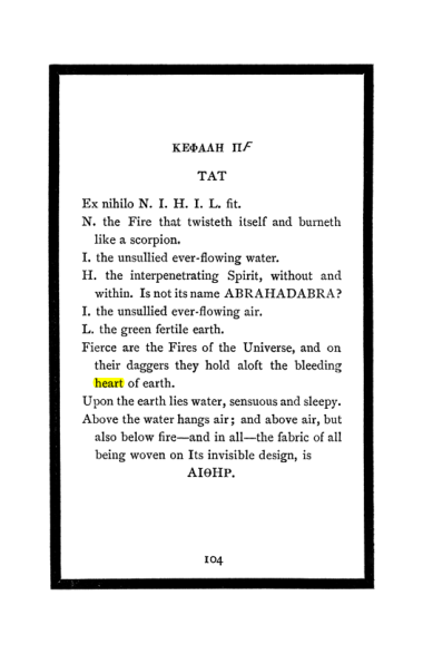 Original scan of The Book of Lies, PDF page 110