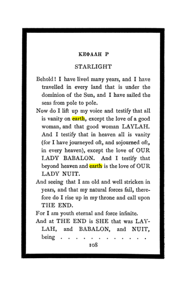 Original scan of The Book of Lies, PDF page 114