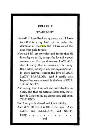 Original scan of The Book of Lies, PDF page 114